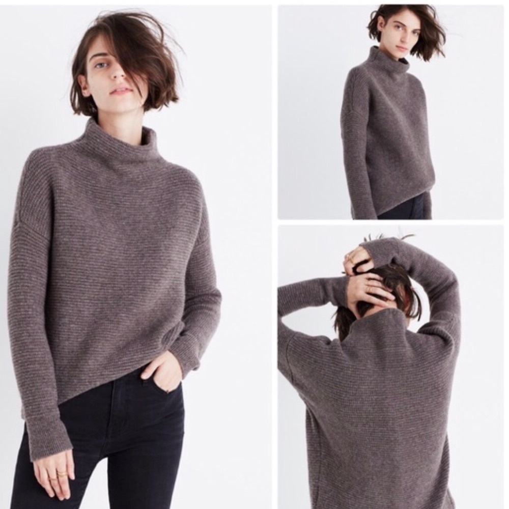 Madewell Southfield Mockneck Sweater